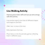 Line Walking Activity