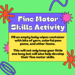 Fine Motor Skills Activity